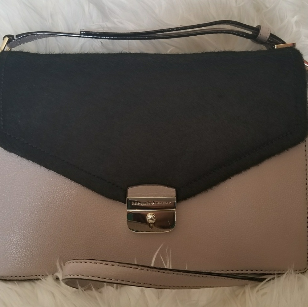 NWT Kate Spade SAYRA HYDE Cream Black Crossbody - Picture 3 of 7